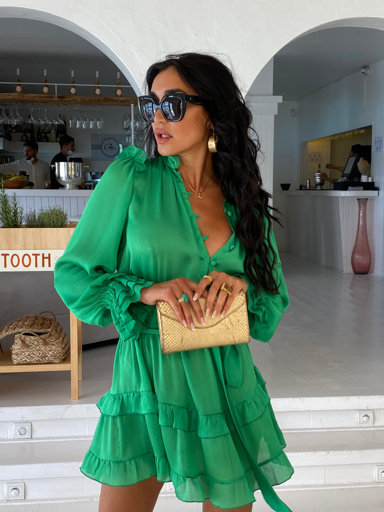 Athena Ruffle Dress