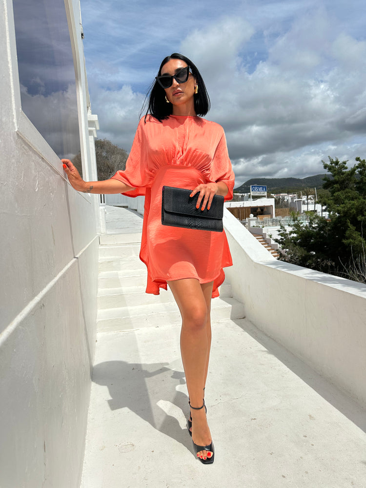 Reza Coral Mini Dress
