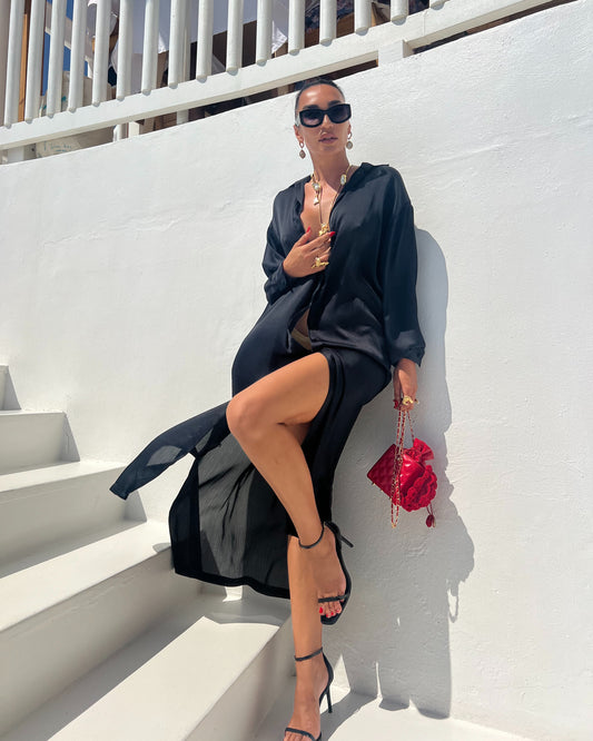 Easy Maxi Shirt Dress