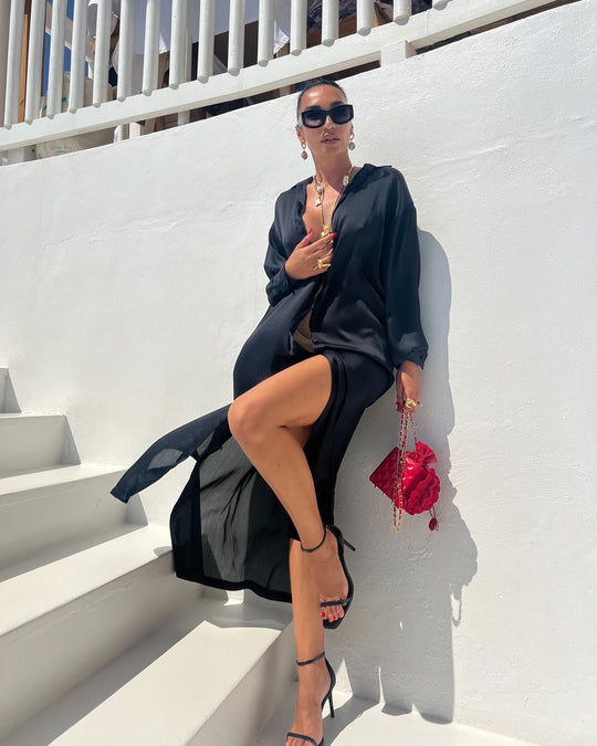 Easy Maxi Shirt Dress