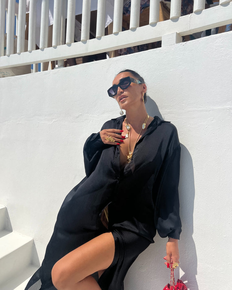 Easy Maxi Shirt Dress
