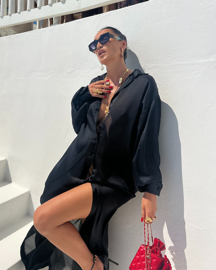 Easy Maxi Shirt Dress
