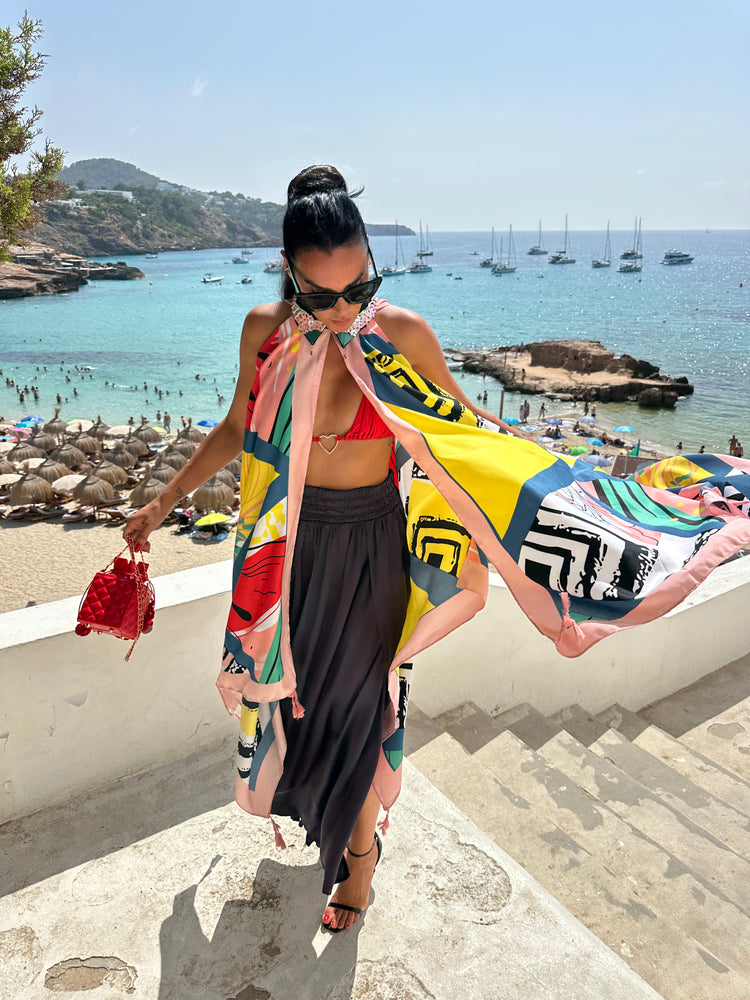 Eve  High-Waisted Flowing Maxi Skirt